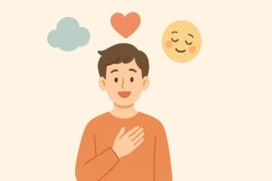 関西弁の豊かな表現力を象徴する人物イラスト