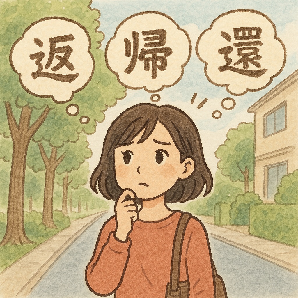 「帰る」「返る」「還る」: そのすべての違いと使い方を簡単解説 - まめ知識・情報ブログ