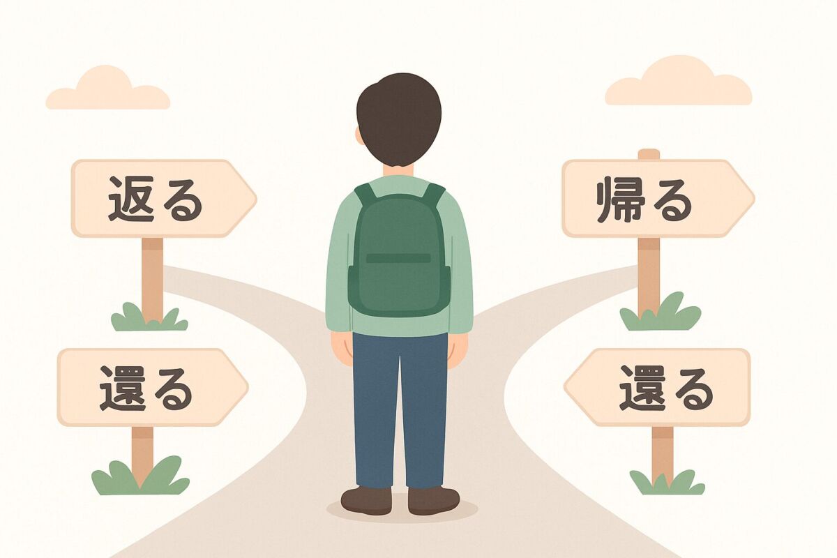 「帰る」「返る」「還る」: そのすべての違いと使い方を簡単解説 - まめ知識・情報ブログ