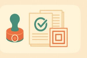 公的メディアが統一表記を採用する信頼性を象徴する和風イラスト