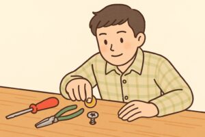 星形ドライバーが手元にないときの選択肢