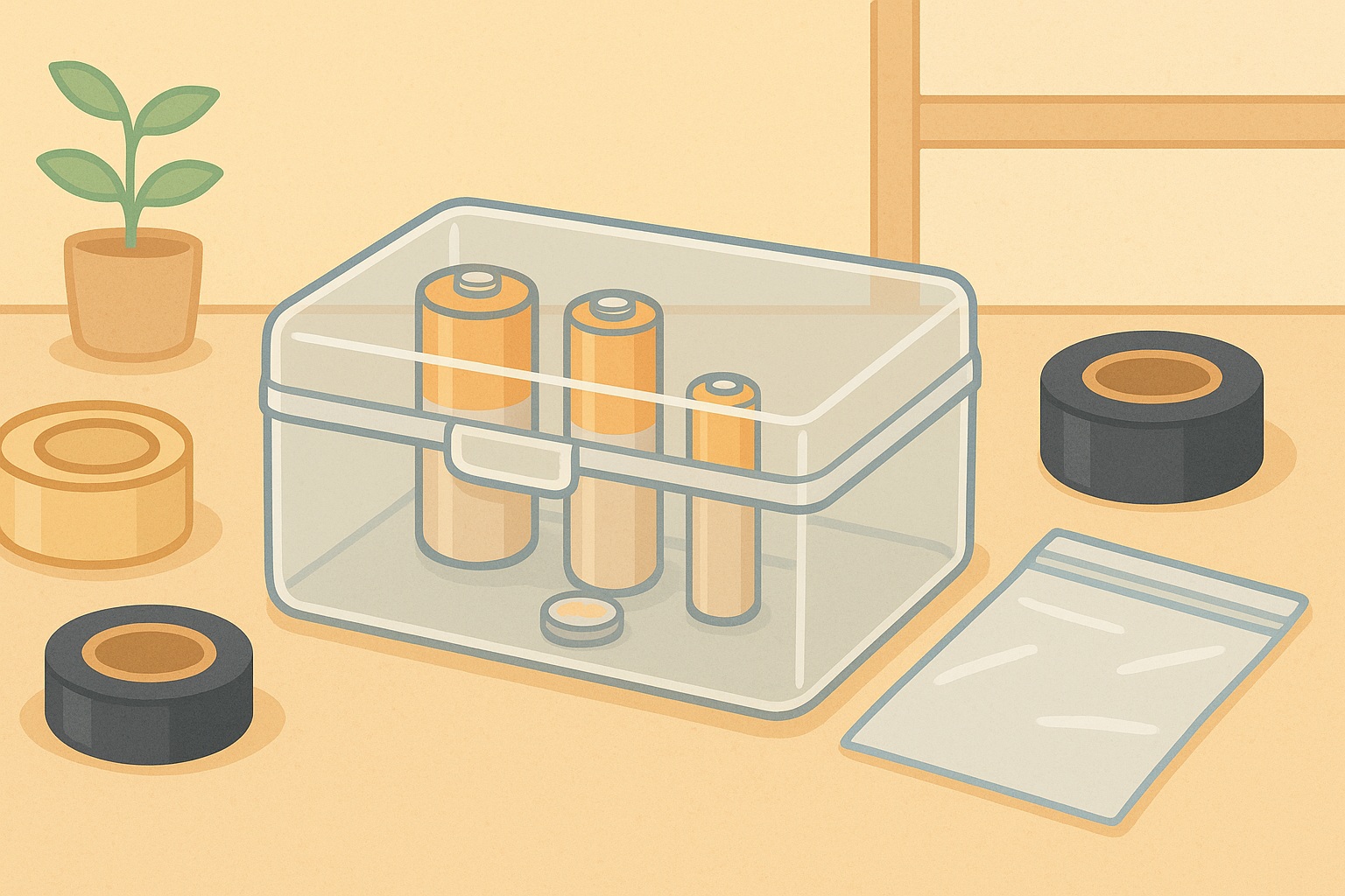 電池の安全な保存方法┃セロハンテープを使用することへの疑問解消！