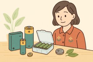 電池の種類別保管方法