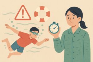 息止めのリスクと注意点を伝えるイラスト