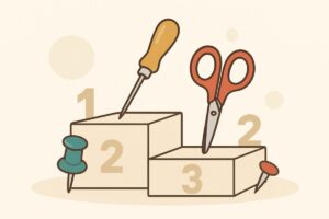 人気代用品がランキング形式で並んでいるイメージイラスト