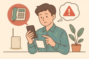 電話が鳴らない場合の対処法