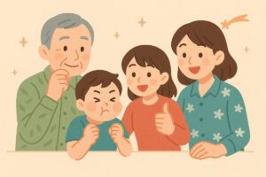 息止めの成果を振り返り目標を立てるイラスト
