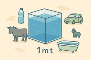 水1トンの要点を視覚的に整理したまとめイメージ