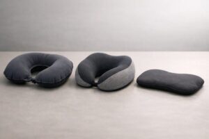 旅行用クッションの主なタイプを比較したイメージ